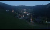 pohled na Corvaru z Colfosca